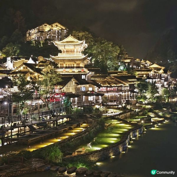 夜遊🇨🇳貴州🌃烏江寨