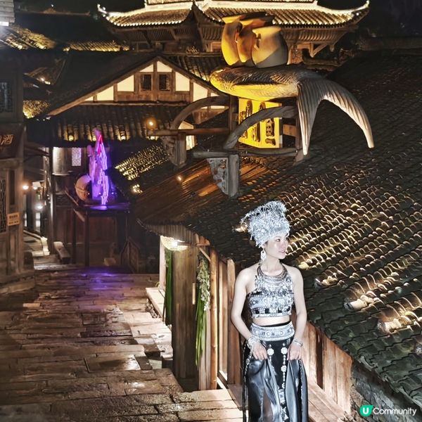 夜遊🇨🇳貴州🌃烏江寨