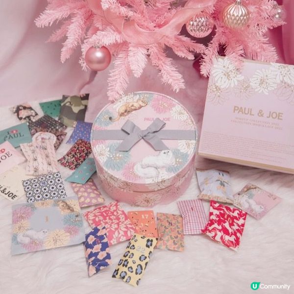 2022 PAUL & JOE倒數聖誕日曆 開箱
