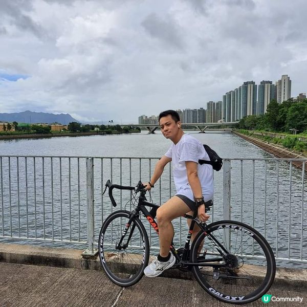 下雨天踩單車， 行獅子山，大欖郊野公園 