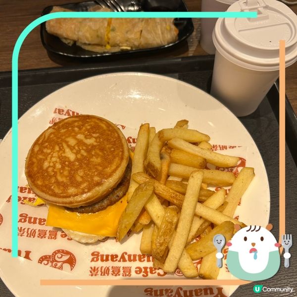 香港都食到Mcgriddle熱香餅漢堡