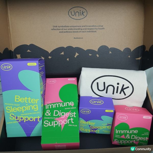 大力推薦 Unik Supplements