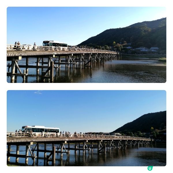 嵯峨嵐山渡月橋。打卡景點💝