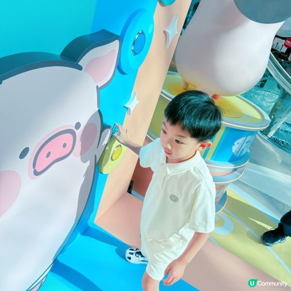 🐷 新港城中心「罐頭豬」運動打卡！ 🏃‍♀️🏃‍♂️