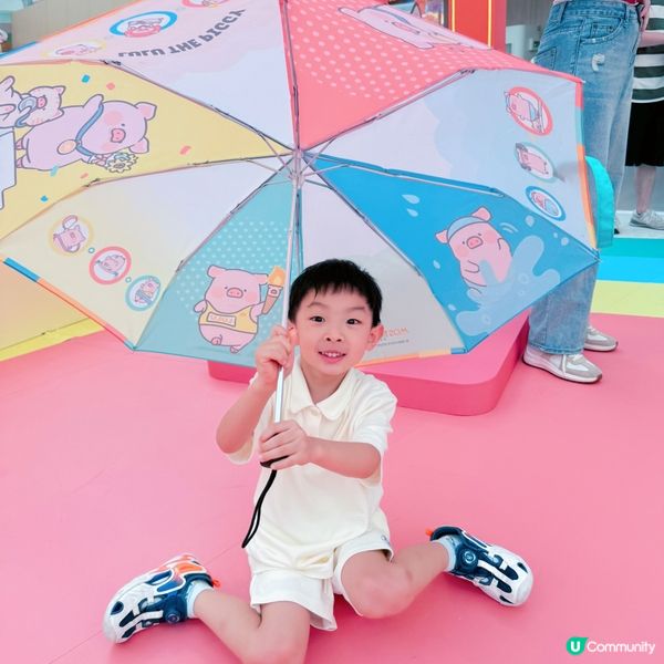 🐷 新港城中心「罐頭豬」運動打卡！ 🏃‍♀️🏃‍♂️