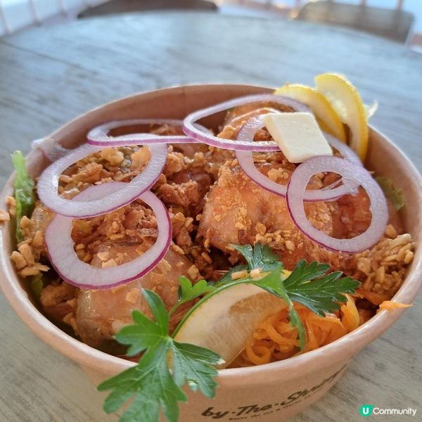 【by・The・Shrimp（瀨長島。沖繩）】｜日落美景蒜香蝦