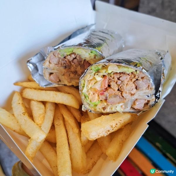 土耳其烤雞肉卷