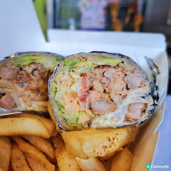 土耳其烤雞肉卷