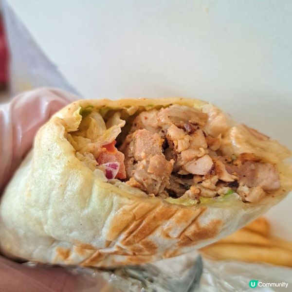 土耳其烤雞肉卷