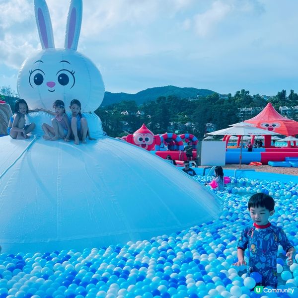 ☀️暑假玩水天堂！大白灣沙灘水上樂園🤩