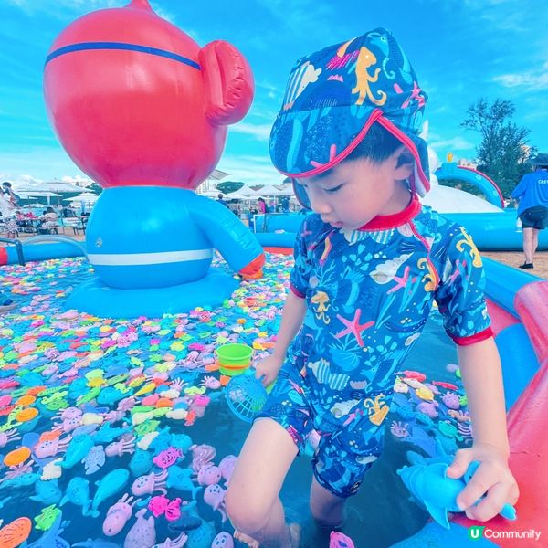 ☀️暑假玩水天堂！大白灣沙灘水上樂園🤩