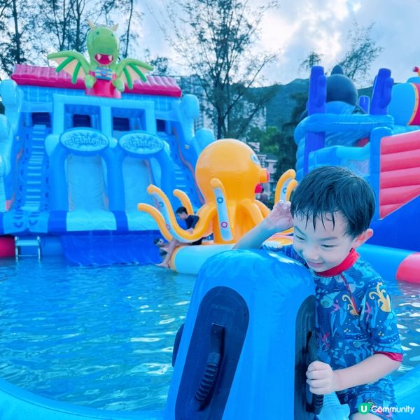 ☀️暑假玩水天堂！大白灣沙灘水上樂園🤩