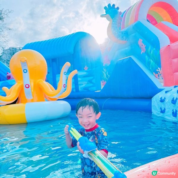 ☀️暑假玩水天堂！大白灣沙灘水上樂園🤩