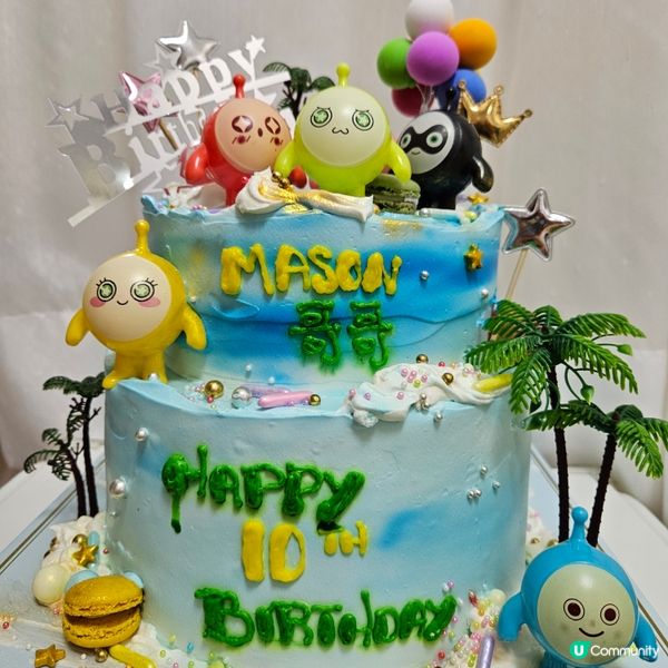 蛋仔派對生日蛋糕