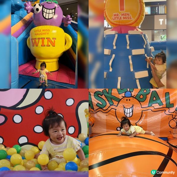 暑假小朋友放電好去處-荷里活廣場8千尺巨型充氣彈床 