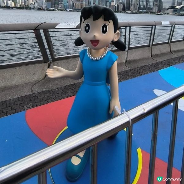 尖沙咀星光大道多啦a夢展覽