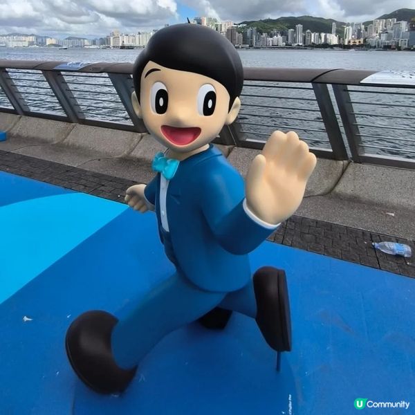 尖沙咀星光大道多啦a夢展覽