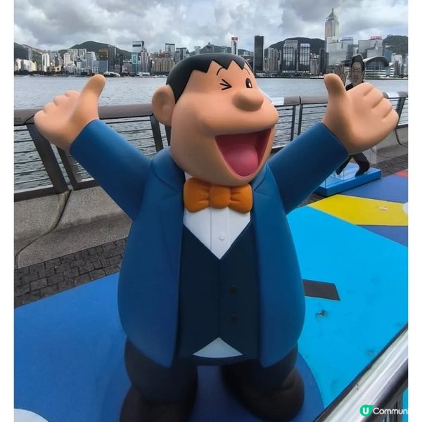 尖沙咀星光大道多啦a夢展覽