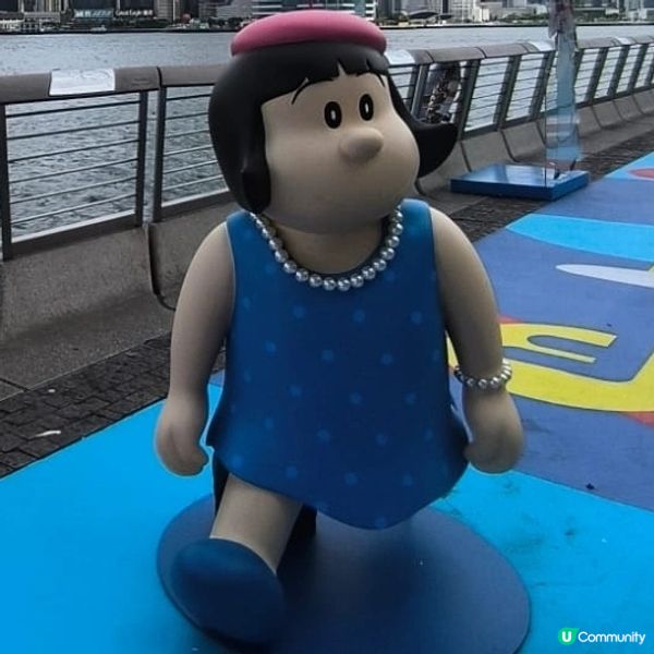 尖沙咀星光大道多啦a夢展覽