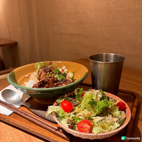  觀塘•上班族飯堂 高質招牌牛漢堡丼飯