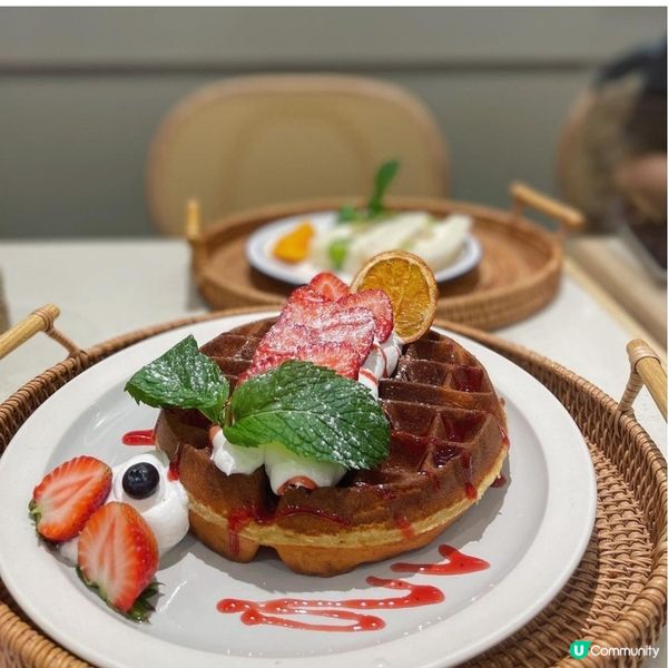 ✨️韓國餐廳•士多啤梨窩夫✨️