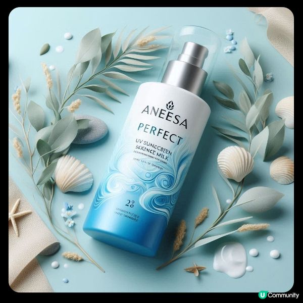 ANESSA 完美防曬乳液：這款防曬乳液質地輕盈，不黏膩，並...