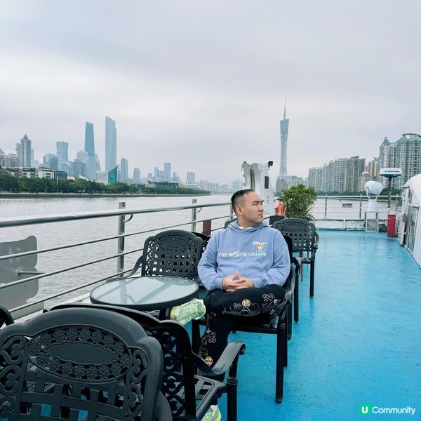 🛥️ 廣州水上茶居，珠江遊飲茶 🍵