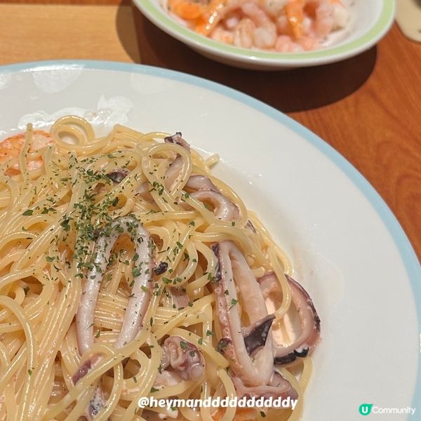 窮人恩物 薩莉亞の明太子海鮮意大利粉🍝