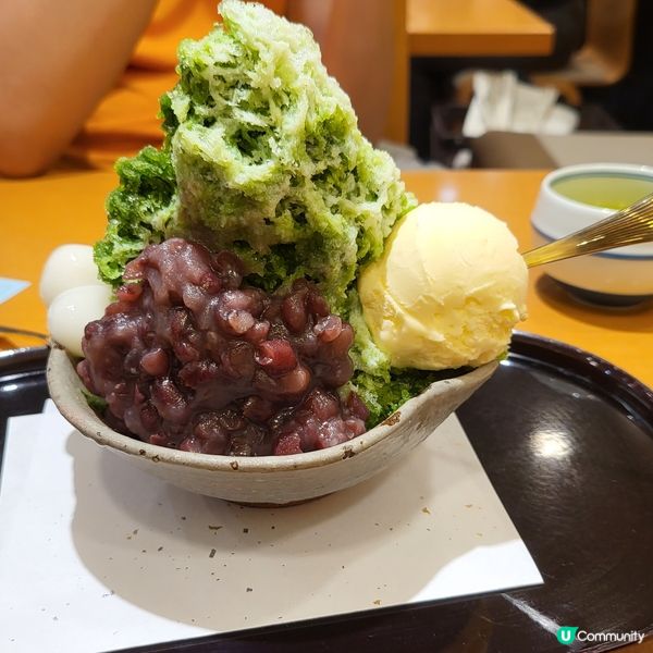 🍧🍨紅荳抹茶沙冰牛奶雪糕😋😋