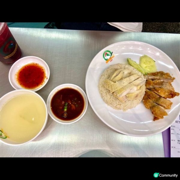 午餐雙重奏 🐔🥢  水門雞雙併飯 vs 豬肉丸肉碎扎肉金邊粉