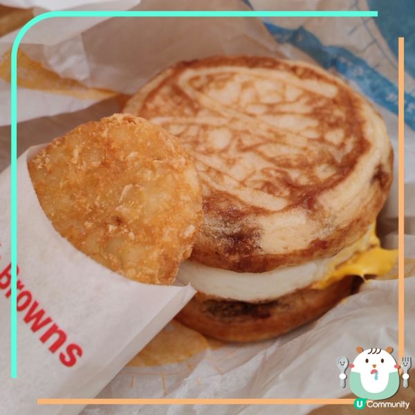 大人氣早餐 McGriddles