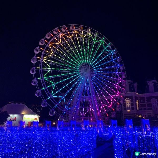 日本九州·豪斯登堡夜景