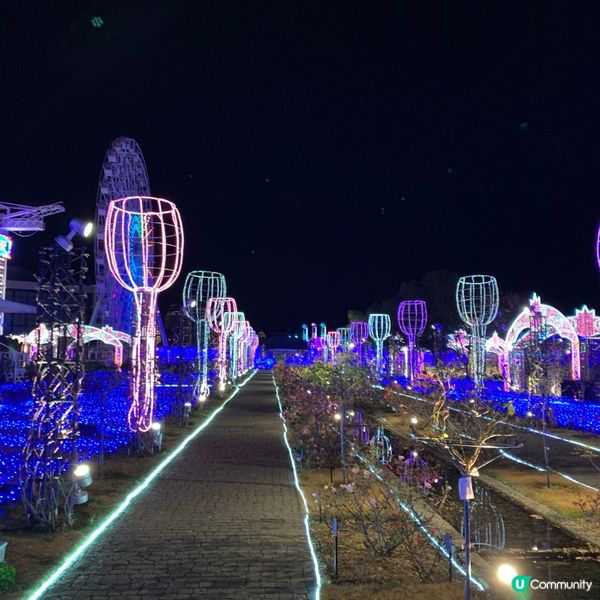 日本九州·豪斯登堡夜景