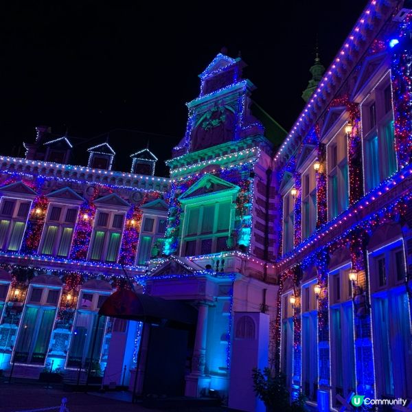 日本九州·豪斯登堡夜景