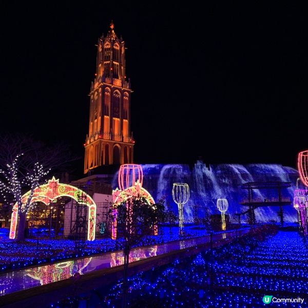 日本九州·豪斯登堡夜景