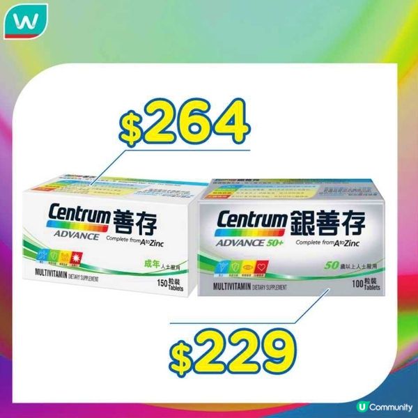 屈臣氏善存優惠