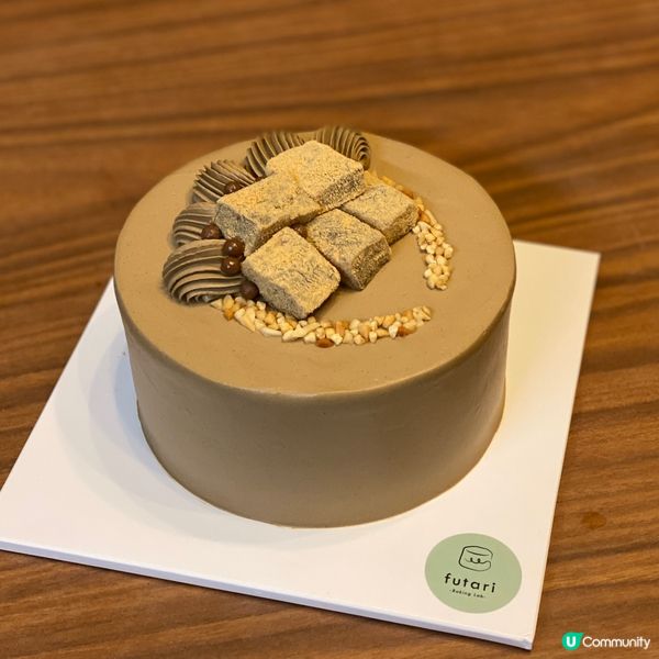 《茶味蛋糕推介》網店「futari 」蕨餅焙茶蛋糕