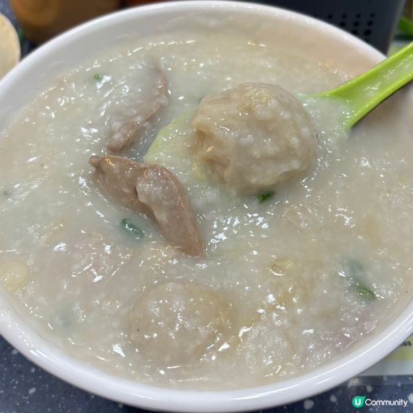 豬潤肉丸生滾粥