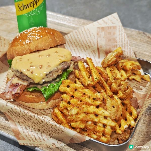 人氣🔥特濃🥜花生醬🍔漢堡