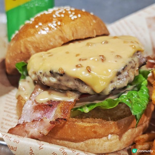 人氣🔥特濃🥜花生醬🍔漢堡