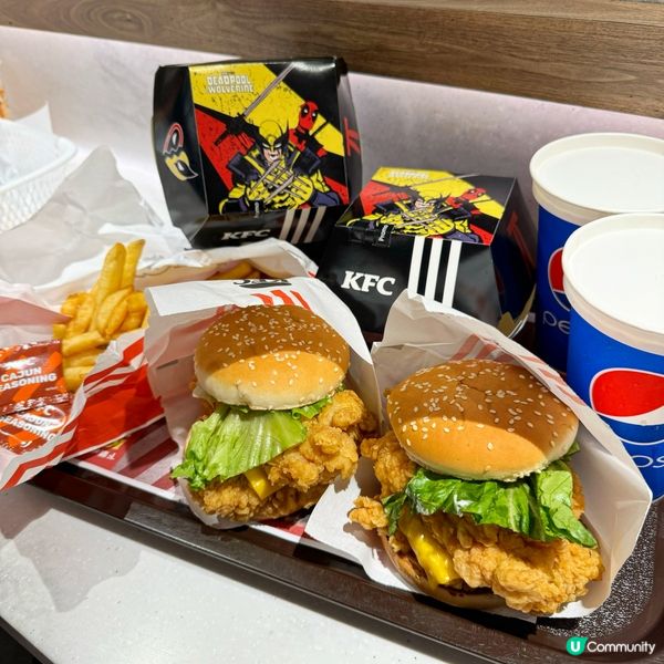 KFC x 《死侍與狼人》😍