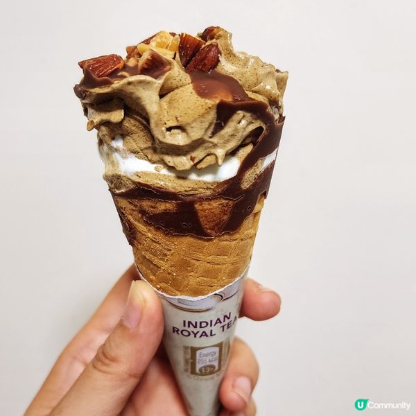 😍抵食‼️「印度皇家茶」脆筒 🍦 $19 竟有3支😱