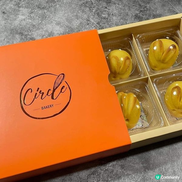 可愛兔兔流心奶皇月餅💕