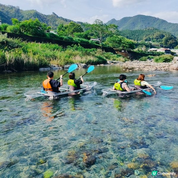 水晶獨木舟之體驗！