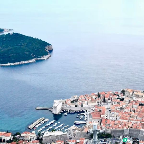 克羅地亞DUBROVNIK ~坐纜車看醉人美景