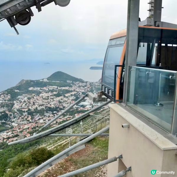 克羅地亞DUBROVNIK ~坐纜車看醉人美景