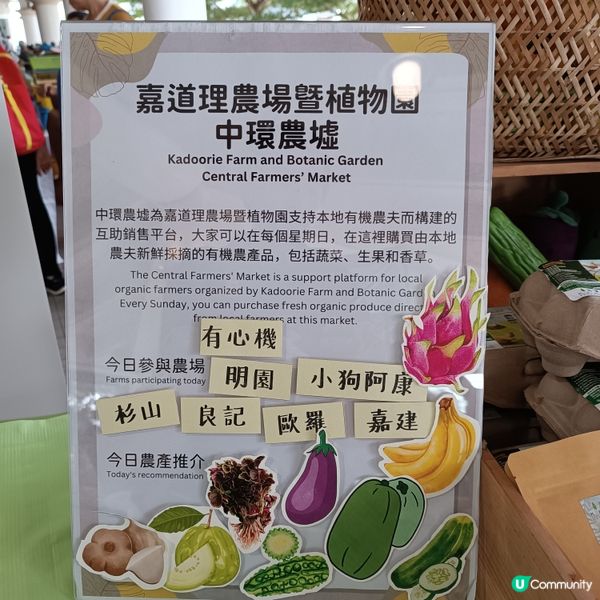 食得安心又健康，中環農墟有機嘢！🥬