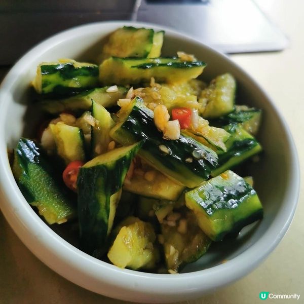 涼拌青瓜開季前菜 