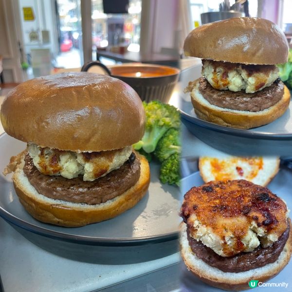 🤍豆腐原來可以做漢堡嘅扒⁉️