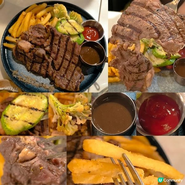 入元朗尋找寶石好西餐廳